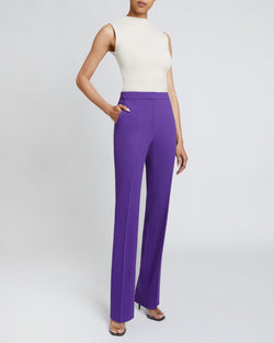 AMARA Straight Leg Pant in Luxury Wool Crepe