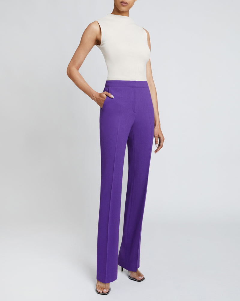 AMARA Straight Leg Pant in Luxury Wool Crepe