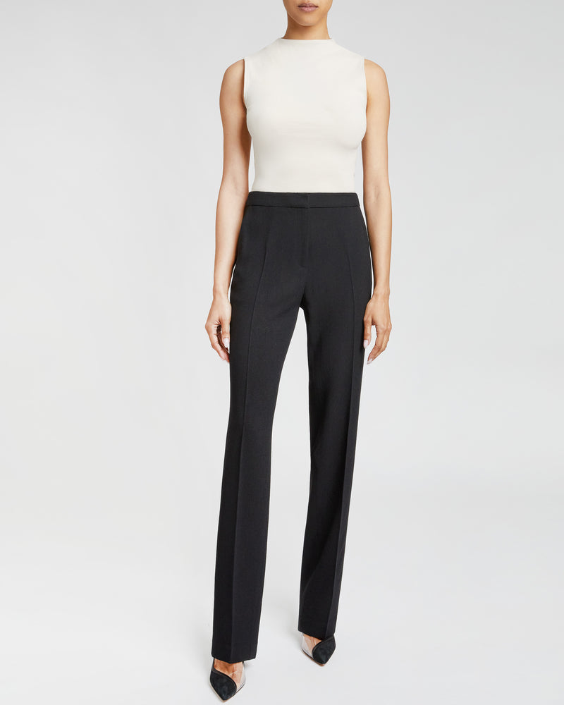 AMARA Straight Leg Pant in Luxury Wool Crepe