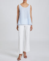 ARI Cotton Relaxed Tank with Tie Shoulder Straps