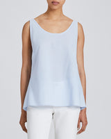 ARI Cotton Relaxed Tank with Tie Shoulder Straps