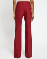 ELIZABETH Flared Legs Pant in Virgin Wool Stretch