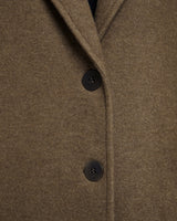 HELENA Long Coat in Loro Piana Luxury Virgin Wool Fabric