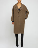 HELENA Long Coat in Loro Piana Luxury Virgin Wool Fabric