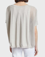 LEVI Short Sleeve Mesh Knit with Lurex