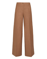 LILY Wide Leg Pant in Stretch Cotton Blend