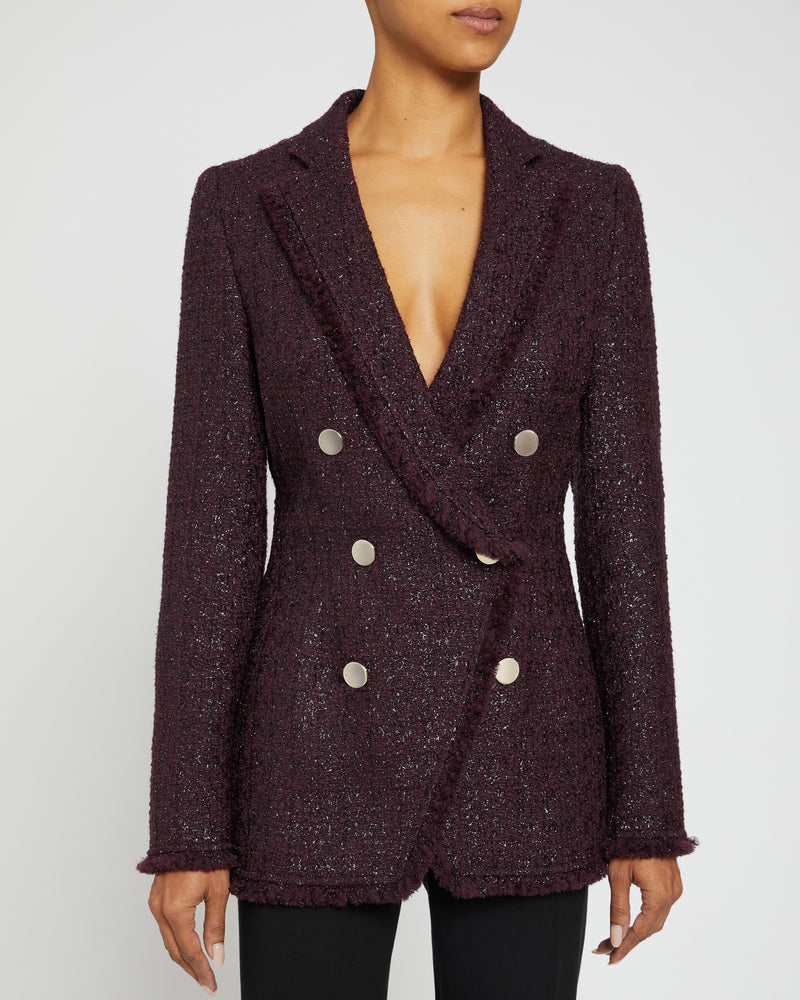 SABA Double Breasted Jacket in Fancy Tweed