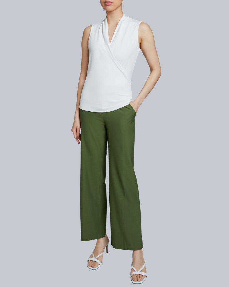 SONA Straight Leg Ankle Pant in Fluid Viscose