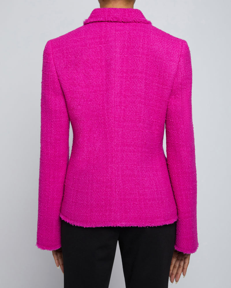 TARA Collared Jacket in Luxury Tweed