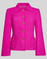 TARA Collared Jacket in Luxury Tweed